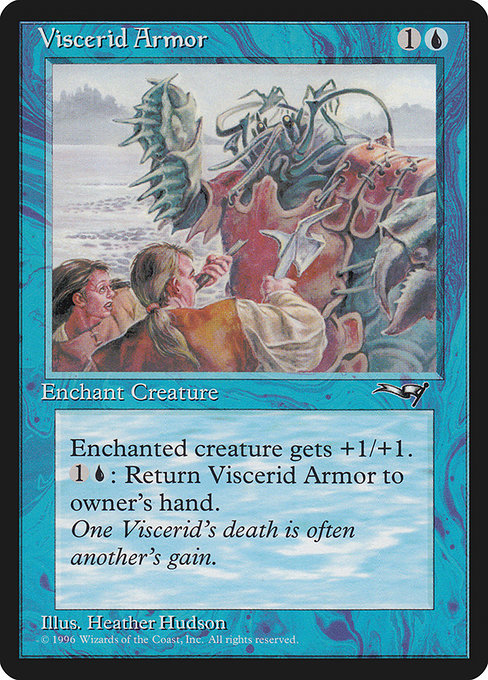 MTG ■青/英語版■ 《Viscerid Armor》アライアンス ALL_画像1