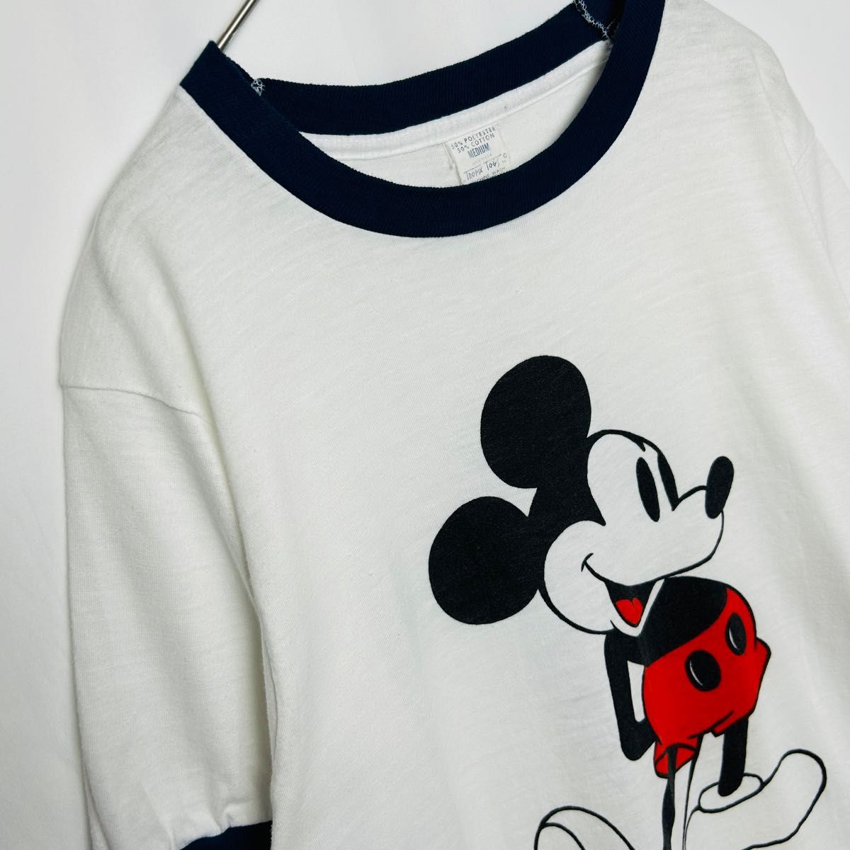 USA製 70s walt Disney tropix togs リンガーT ミッキー ヴィンテージ　ディズニー　半袖Tシャツ