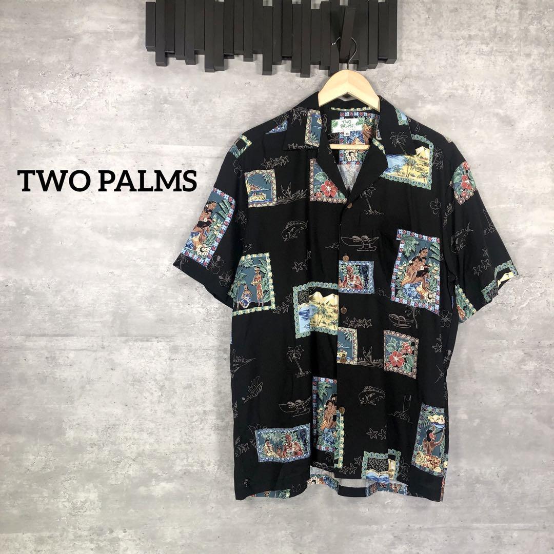 『TWO PALMS』トゥーパームス (M) アロハシャツ / オープンカラー