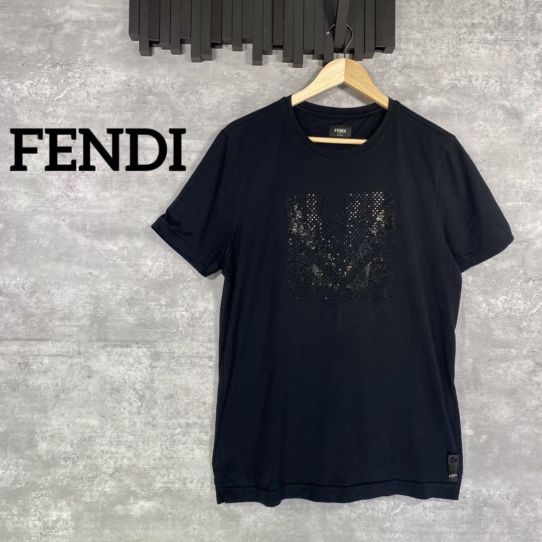 『FENDI』フェンディ (50) モンスター バグズアイストーン tシャツ