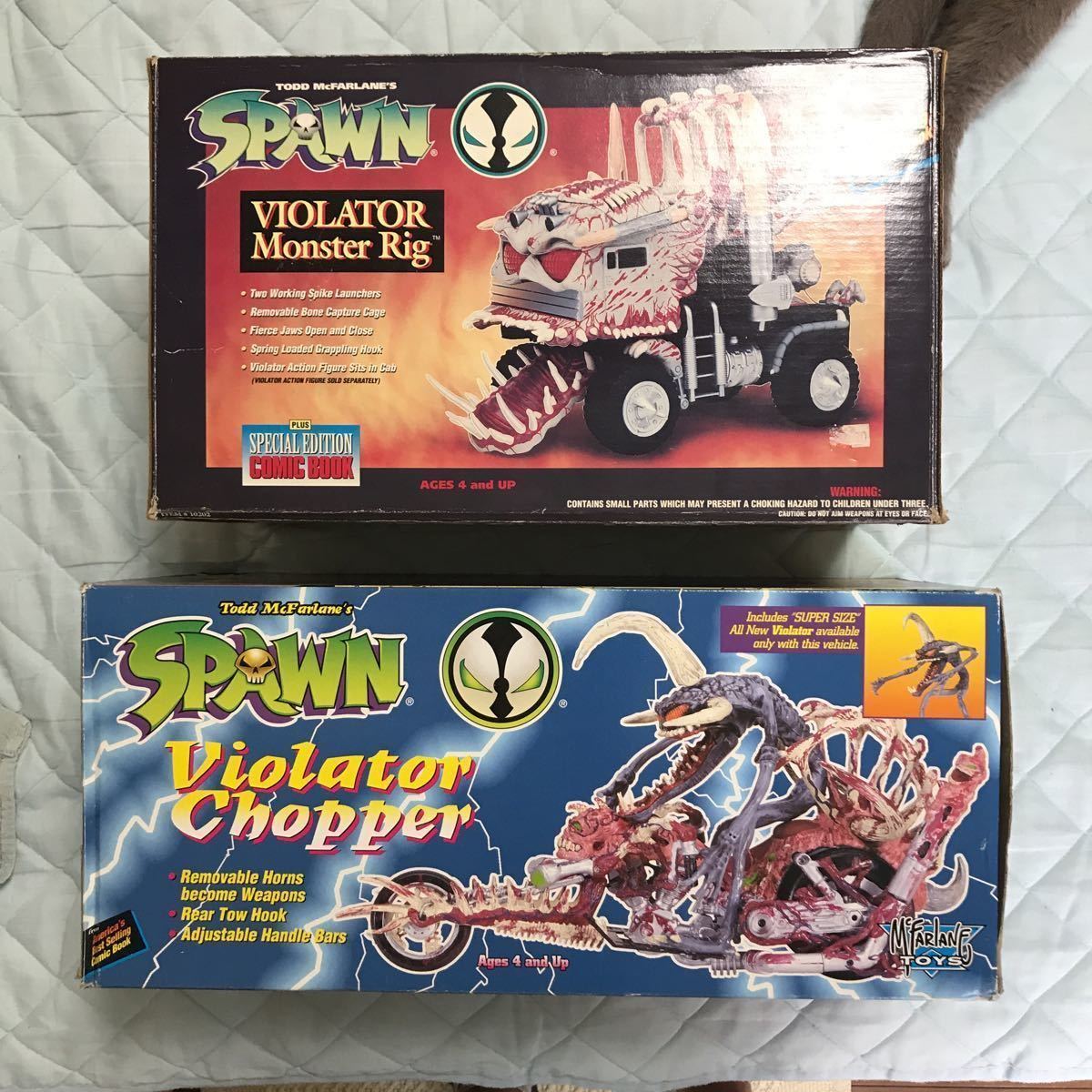  Spawn / biore -ta-/ chopper / Monstar lig/mak мех Len spawn violator chopper monster rig MCFARLANE