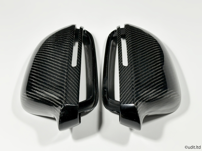  Audi AUDI carbon made side mirror A3A4A5A6 8P B8C6 side assist less door mirror panel cover side mirror trim 