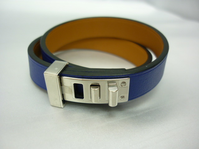 新品 未使用保管品 HERMES エルメス レザー ブレスレット ミニ・ドッグ