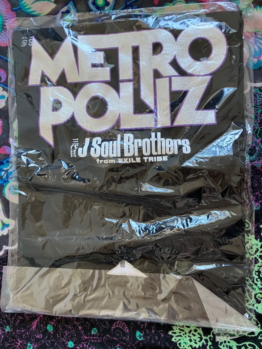 三代目 J Soul Brothers メトロポリス 公式ツアーTシャツ 新品未開封 Sサイズ 黒