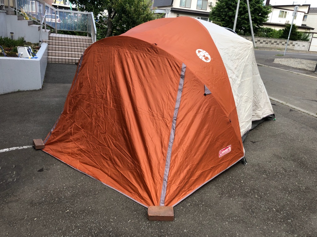 Coleman / Coleman 4人evanston帳篷（安裝確認） 原文:コールマン / Coleman 4 person evanston tent（設営確認済み）