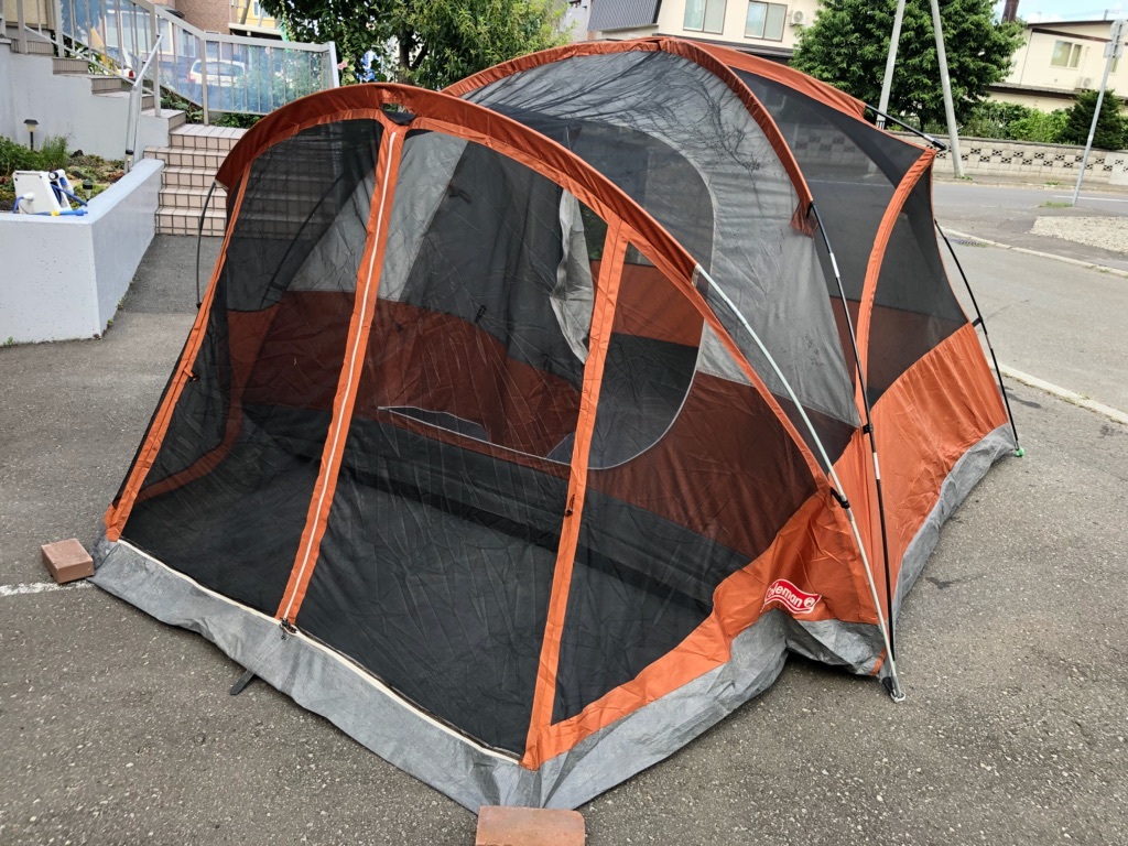 Coleman / Coleman 4人evanston帳篷（安裝確認） 原文:コールマン / Coleman 4 person evanston tent（設営確認済み）