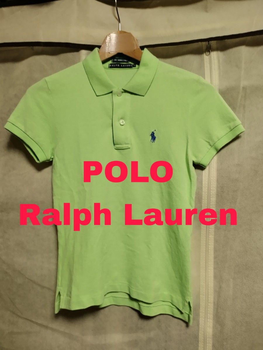 POLO RALPH LAUREN ポロラルフローレン レディースポロシャツSサイズ色グリーン