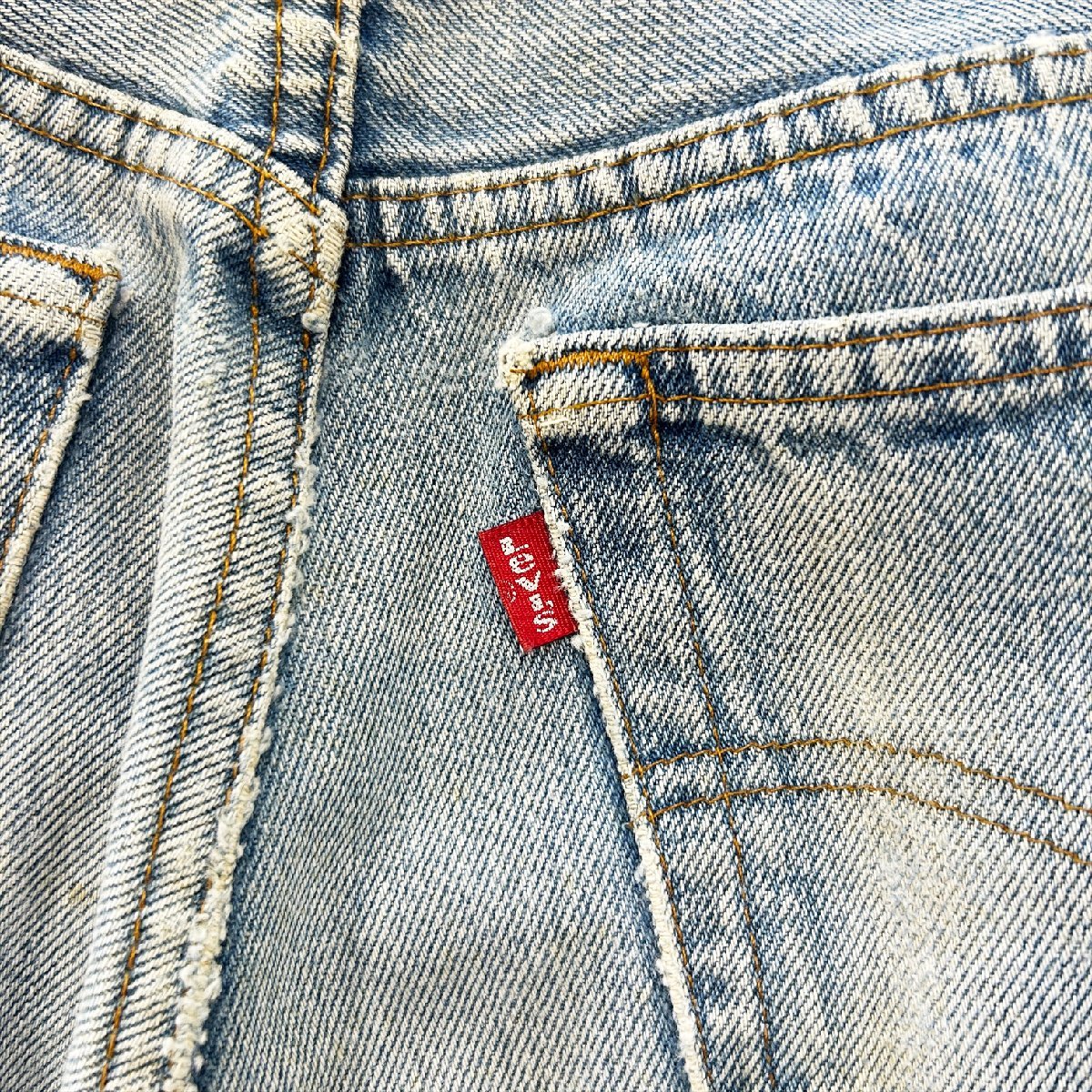 90s Levi's 501 リーバイス 501 デニム パンツ ヴィンテージ ダメージ Hs7-48_画像10