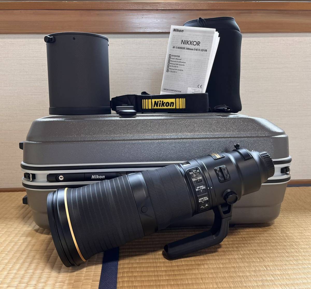 憧れの新型ゴーヨン！】AF-S NIKKOR 500mm F4E FL ED VR 中古品ニコン