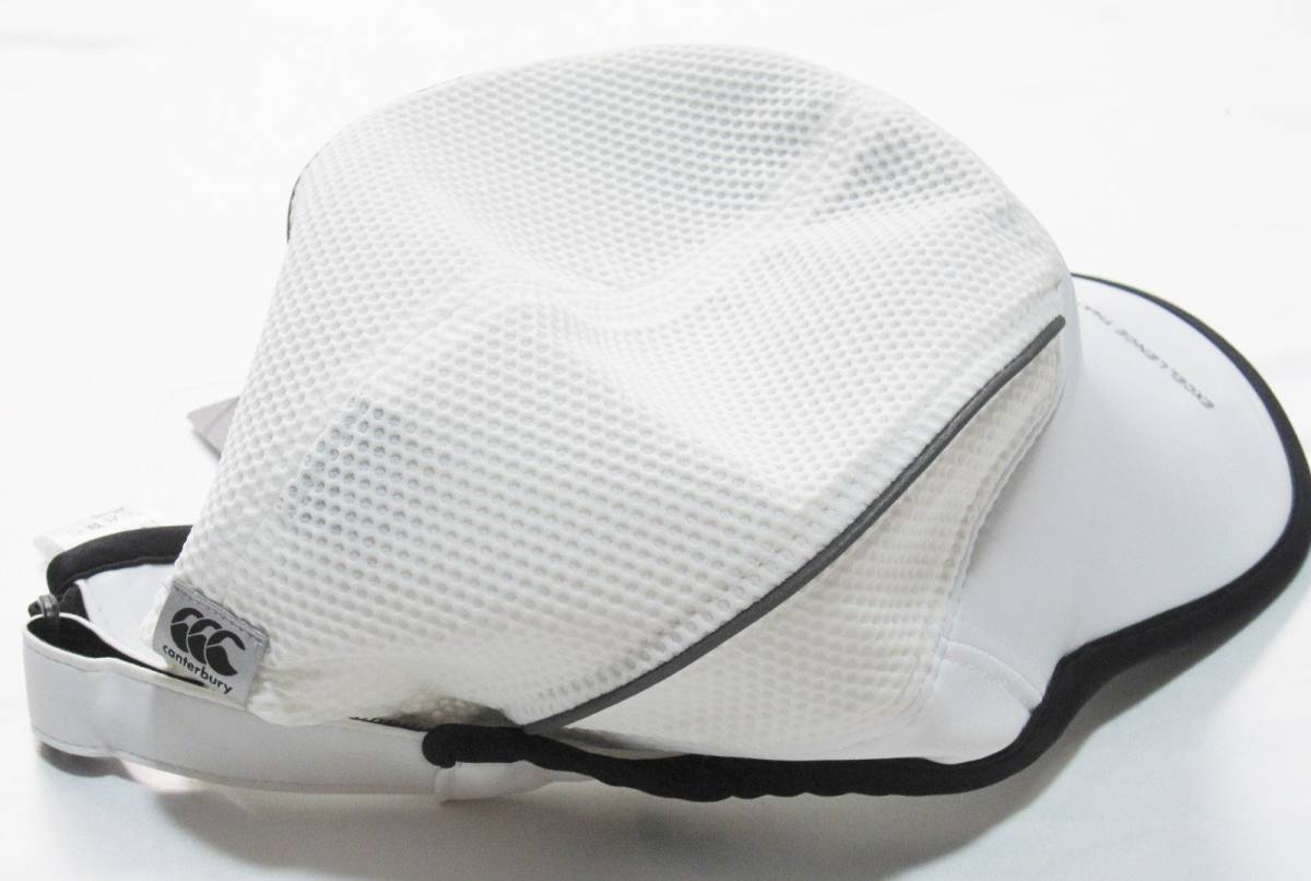新品 canterbury カンタベリーR+（アールプラス）スポーツキャップ 帽子 ラグビー 国内正規店購入品 AC00155 10 白 ホワイト_画像4