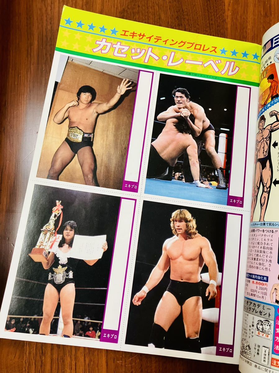 R7228A 別冊　エキサイティングプロレス　1984年6月号　藤原組長　全日本女子プロレス　三原順子_画像3