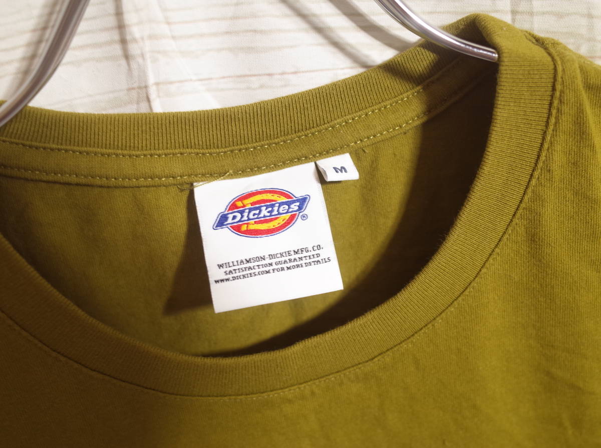 レディース ph629 Dickies ディッキーズ プリント 半袖 Tシャツ M グリーン系_画像4