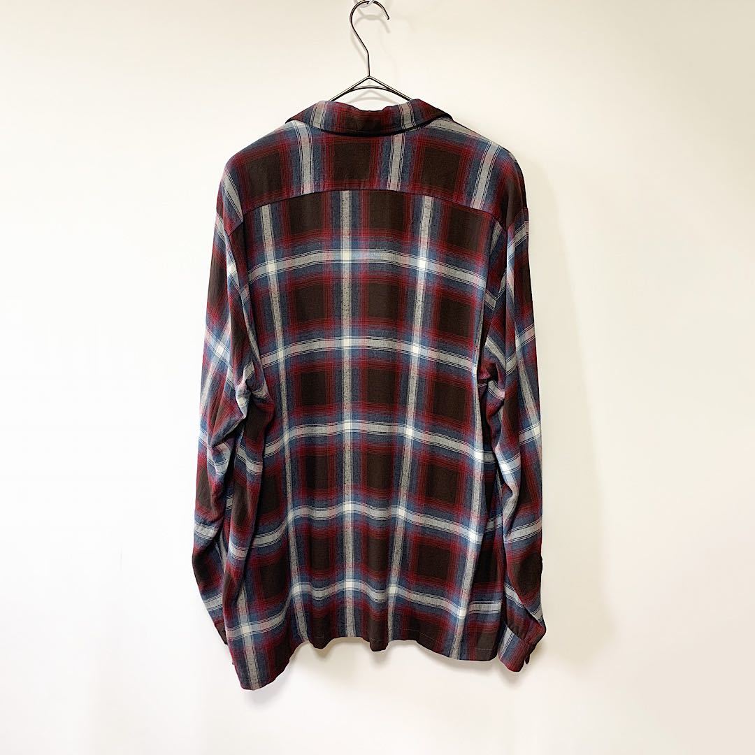 60s SupreMacy ombre check rayon shirt オンブレチェック