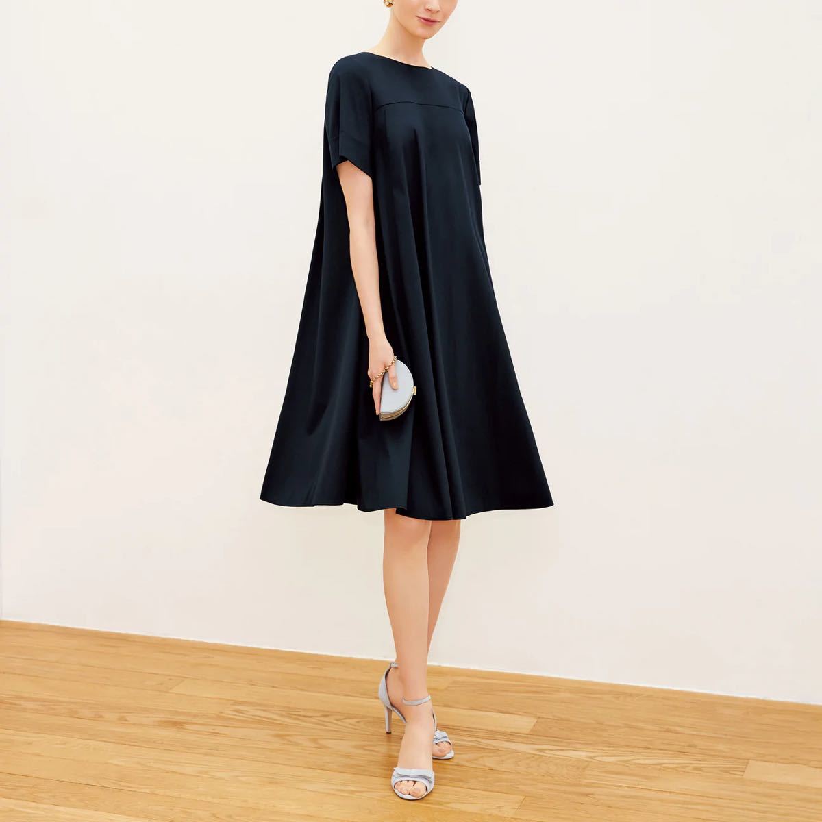 FOXEY Marseille Dress ワンピース　ミッドナイトブルー　４０_画像1