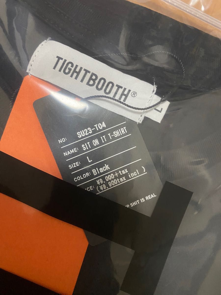 Lサイズ TIGHTBOOTH SIT ON IT T-SHIRT タイトブース tシャツ