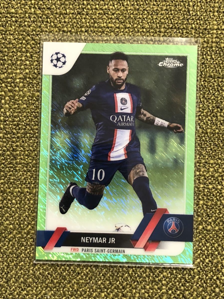 Neymar Jr. 2022-23 Topps Chrome UEFA Club Competitions Green