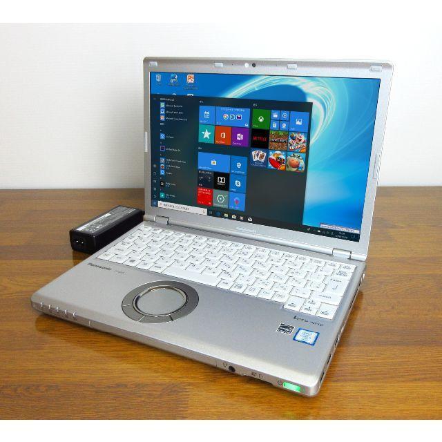 美品パナソニック CF-SZ5　小型オフェンスノートPC　Corei3-6100U・4GB・新品SSD512GB・カメラ・Office2021・Bluetooth・Win11・Wifi