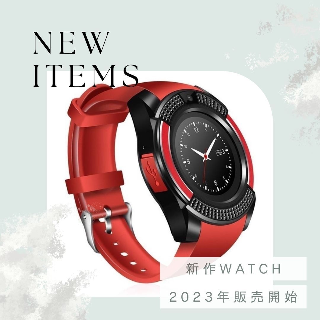 デジタル腕時計 人気 新発売 スマートウォッチ 赤 Bluetooth 話題｜PayPayフリマ