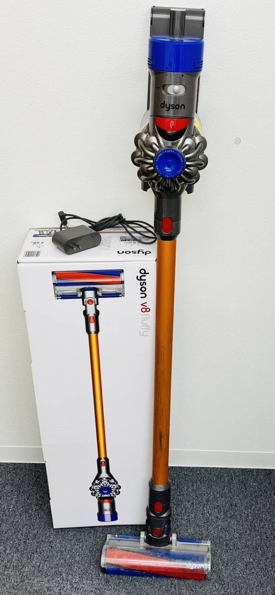 YYD-1010TA】1円~ dyson v8 fluffy ダイソン 動作確認済み ※状態要