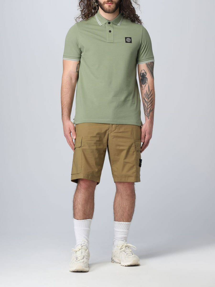 人気 STONE ISLAND バミューダ カーゴ ハーフショーツ|PayPayフリマ