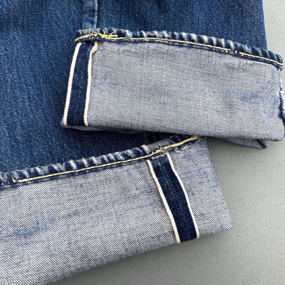 60s ボタン裏J刻印 オリジナル LEVI’S 501XX W32 隠しリベット Vステッチ 赤タブBIG E 足長R 耳付き セルビッジ 1960年代 ビンテージ BigE_画像5