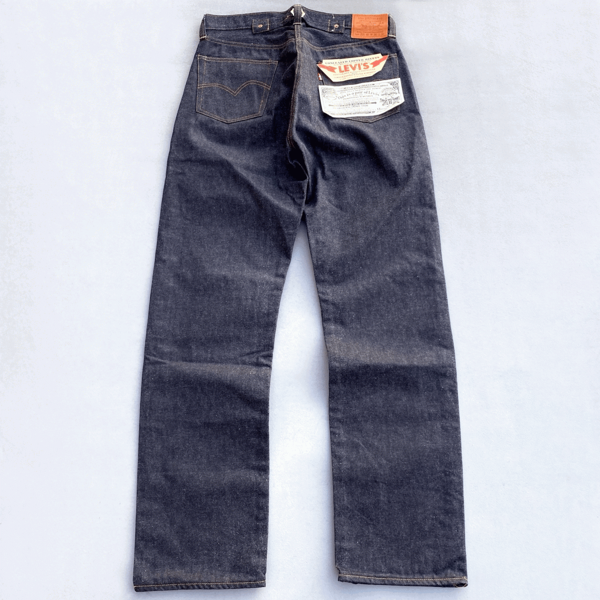 バレンシア工場製 1937年モデル LEVI’S 201XX 201-0003 W36 L36 未使用 デッドストック リジッド 米国製 30s 37s 復刻 アメリカUSA製 555_画像1