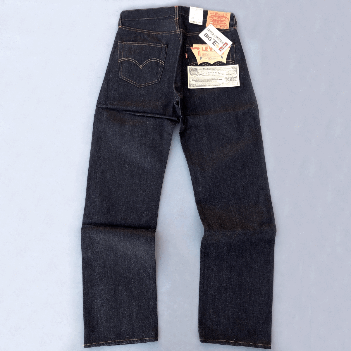 バレンシア工場製 1955年モデル LEVI’S 501XX 501-0003 W33 L36 デッドストック 米国製 リジッド 50s 55s アメリカUSA製 555 55501 未使用