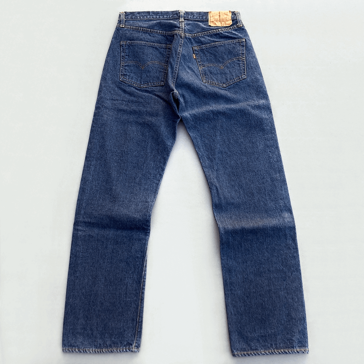 66前期 70s オリジナル LEVI’S 501 W36(W33) L36 ビンテージ 美品 濃紺 バックポケット裏シングル 耳付き セルビッジ 1970年代 SINGLE_画像2