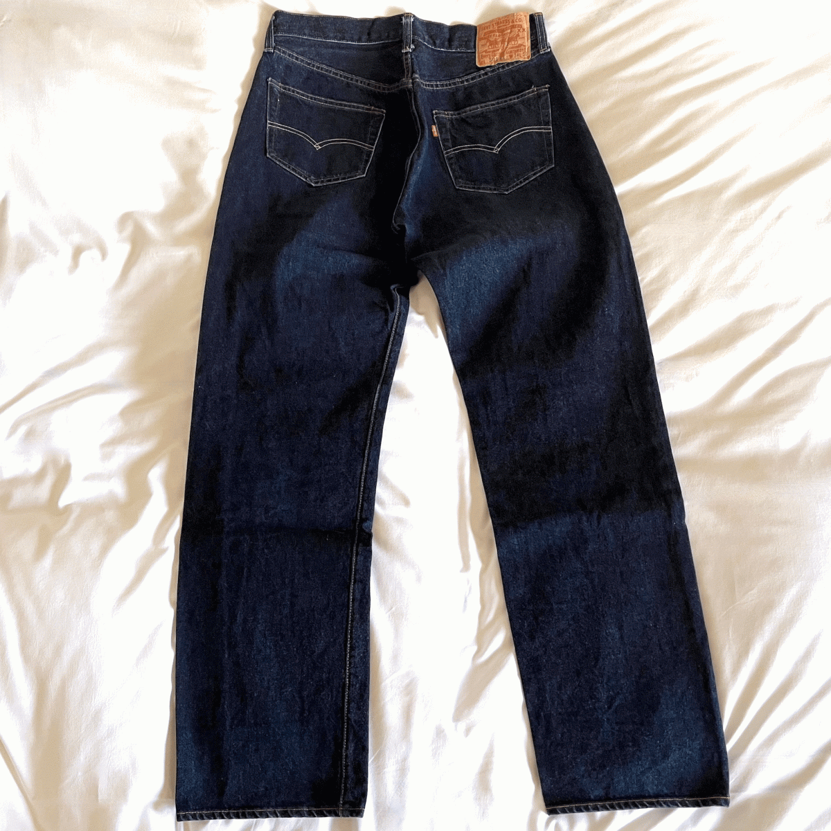 バレンシア工場製 1955年モデル LEVI’S 501XX 501-0114 W34(W33) L36 美品 中古 米国製 リジッド 50s 55s アメリカUSA製 555 55501 0003_画像3