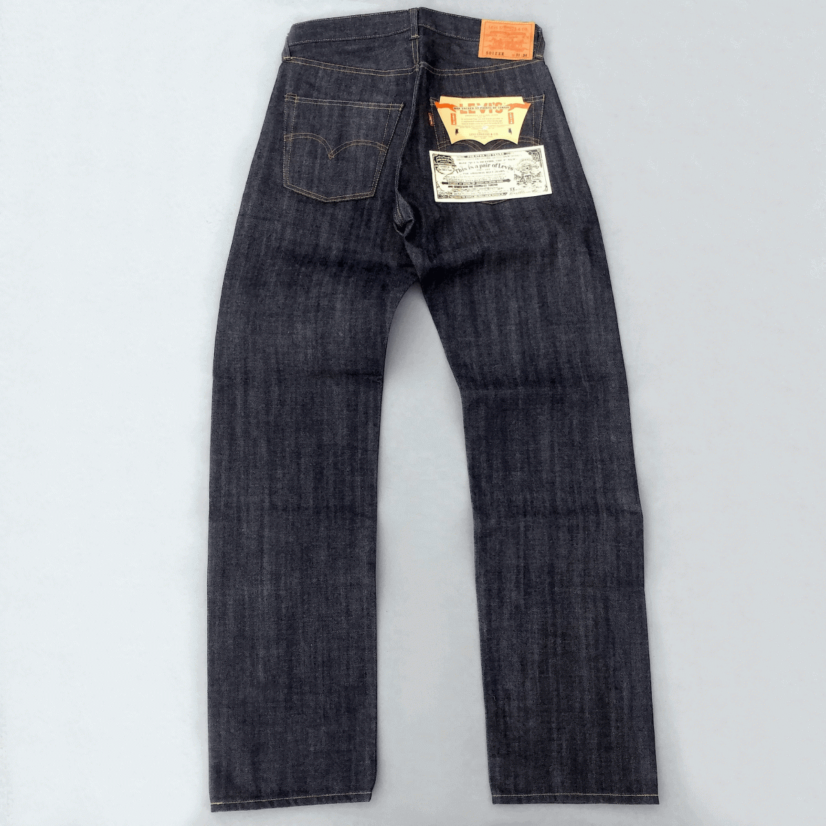 旧日本製 1954年モデル LEVI'S 501ZXX 54501-0004 W31 L34 リジッド 未使用 デッドストック 50s 54 501Z XX デニムパンツ MADE IN JAPAN_画像1