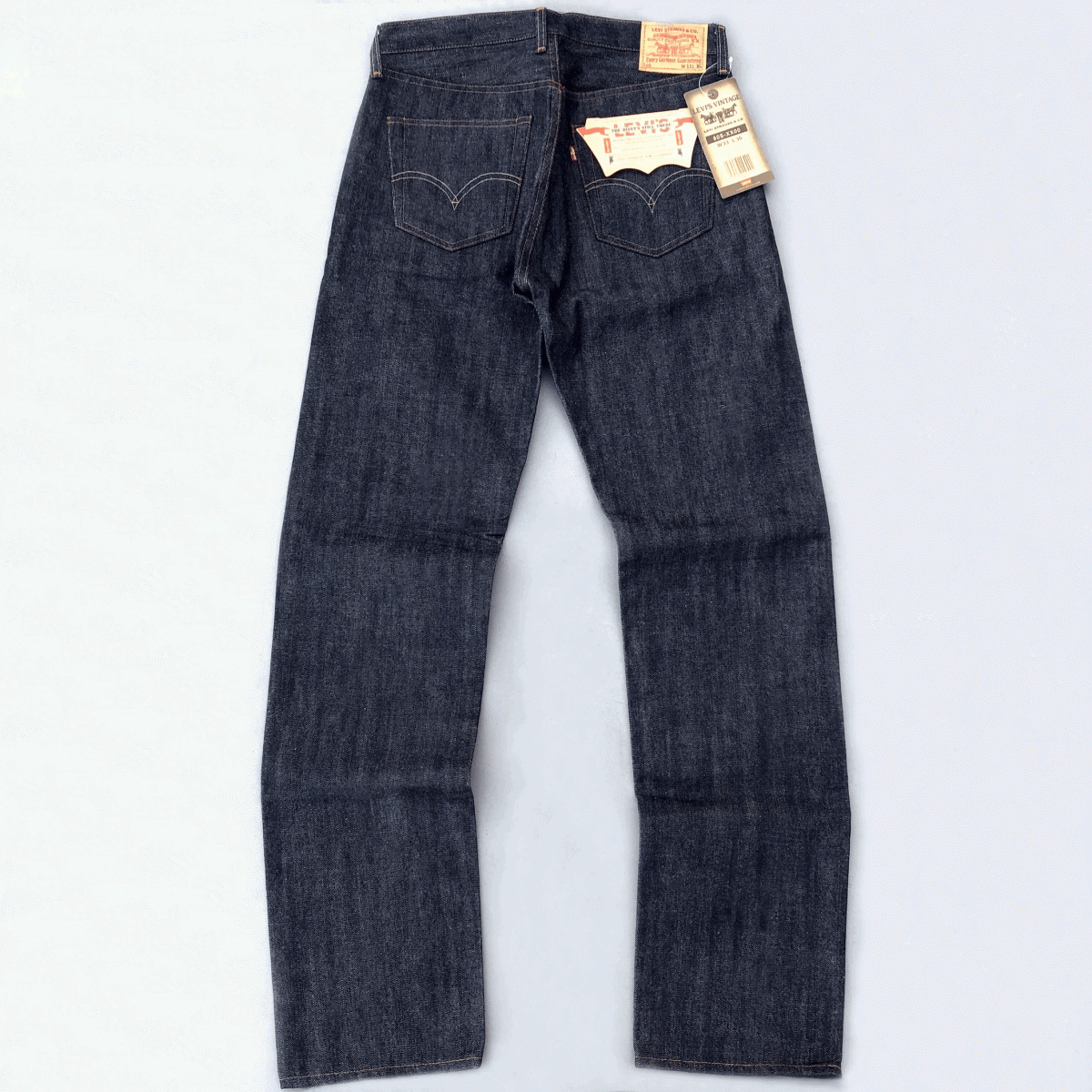 旧日本製 1955年モデル LEVI'S 50S-XX W33 L36 リジッド 未使用 デッドストック 501XX 50s 55 デニムパンツ ジーンズ 55501 50155 50SXX_画像1