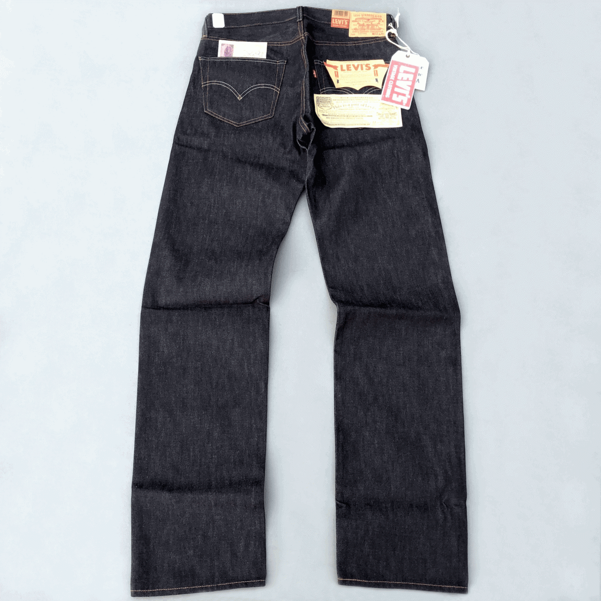 米国製 1955年モデル LEVI'S 501XX 50155-0116 W32 L36 リジッド デッドストック ホワイトオーク 50s 55 アメリカUSA製 デニムパンツ 55501_画像1