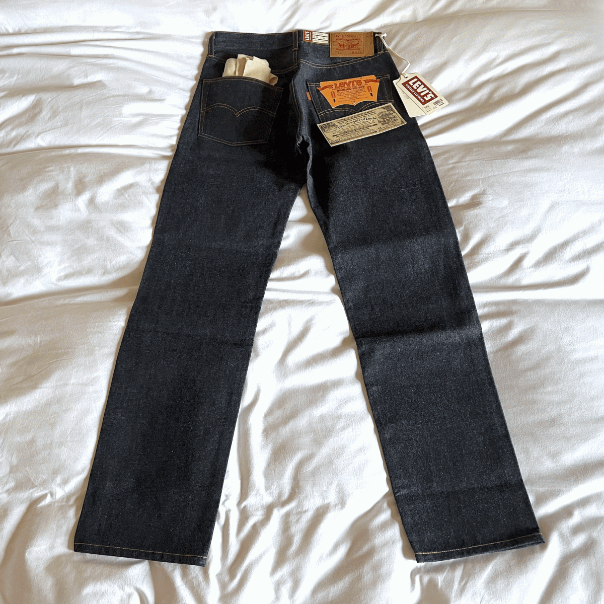 米国製 66前期 1976年モデル 最終ホワイトオーク LEVI'S 501 26408-0000 W32 L34 未使用 リジッド アメリカUSA製 70s ジーンズ 264080000_画像4