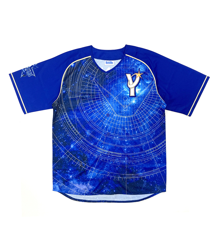 即買★新品!!横浜DeNAベイスターズ♪#96バウアーYOKOHAMA STAR☆NIGHT 2023レプリカユニフォーム(M)_画像3