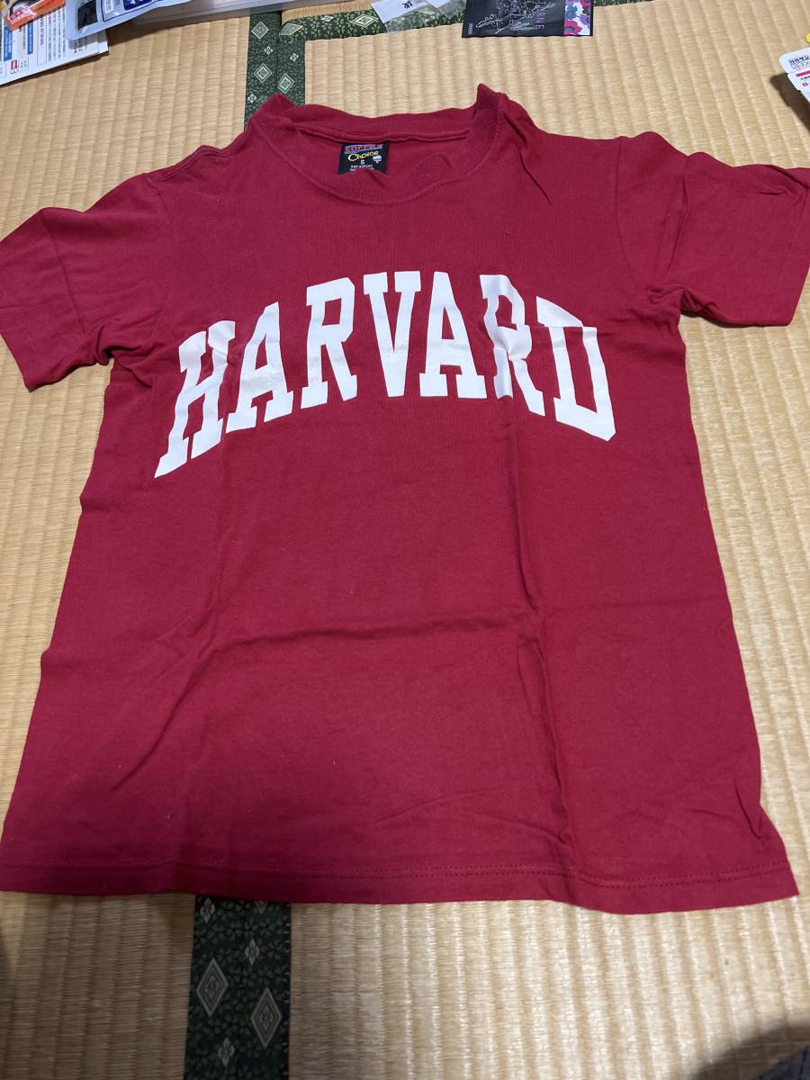 SOFFE'S HARVARD TシャツSサイズレッドの画像1