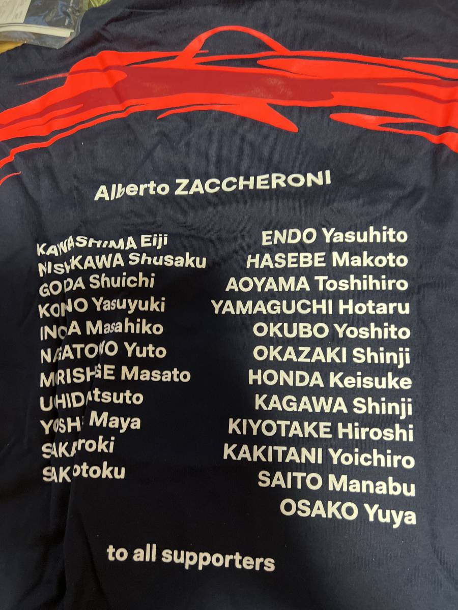 adidas2014年ワールドカップ日本代表TシャツSサイズネイビーの画像3