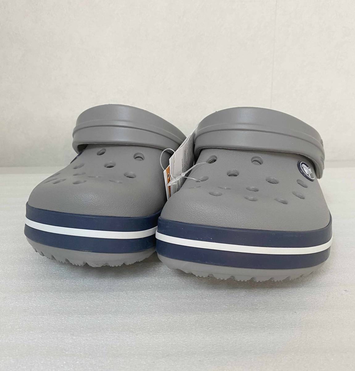 新品 19.5cm ★ crocs クロックス クロックバンド クロッグ キッズ グレー J1 207006 CROCBAND CLOG K サンダル ジュニア 子供 男女兼用_画像7