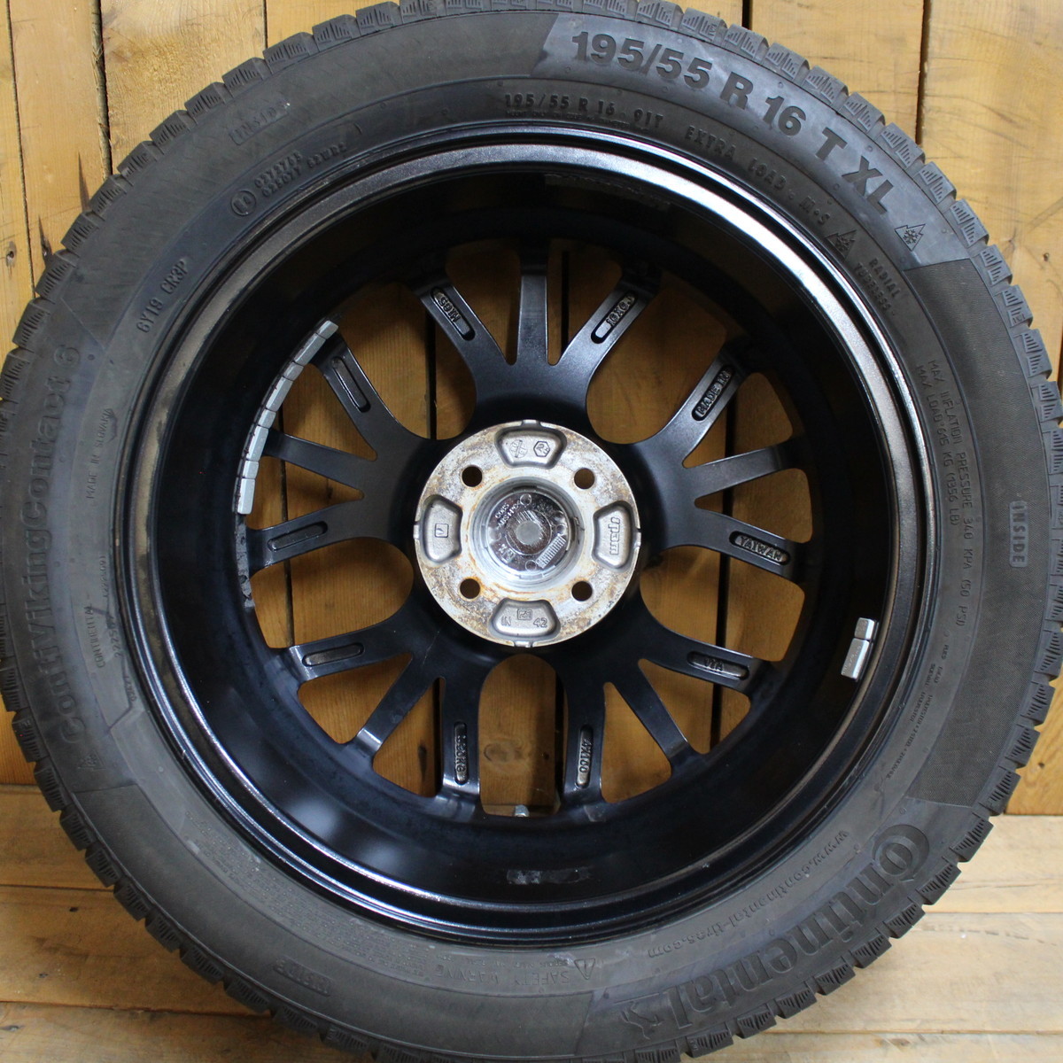  Note March Fielder Tiida Wingroad etc. 16 -inch weds Leonis studdless tires 195/55R16 aluminium wheel 4ps.@SET