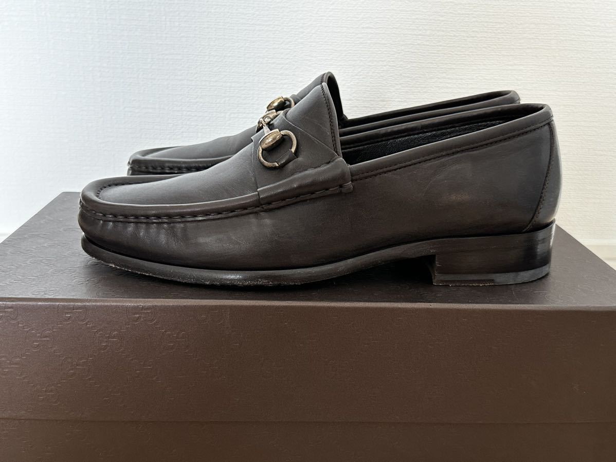 美品】GUCCI グッチ ビットローファー ローファー EU 41 25.5