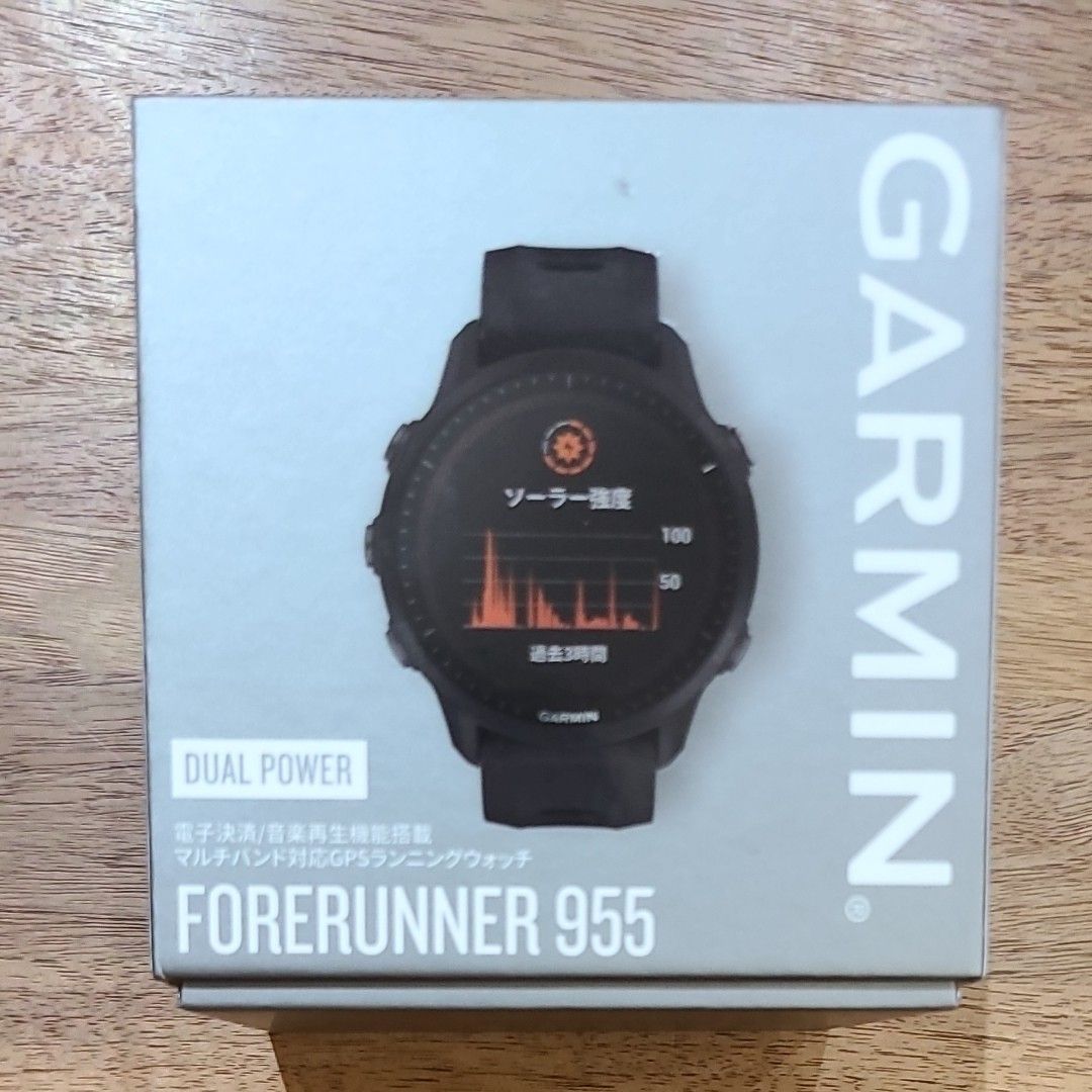 値下げ!新品未使用 ガーミン Forerunner 955 Dual Power Black 010