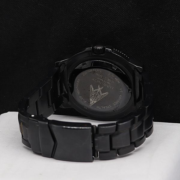 1円 稼働 良品 ルミノックス QZ F-117 シリーズ3400 エアフォース