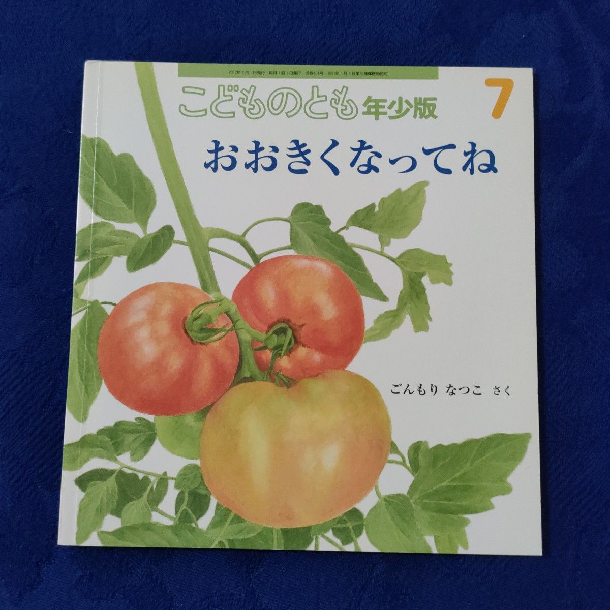 ちいさなかがくのとも こどものとも　食育　夏野菜の絵本　どっさりおやさい　おおきくなってね　だんだんぐんぐんずんずんどん　 福音館