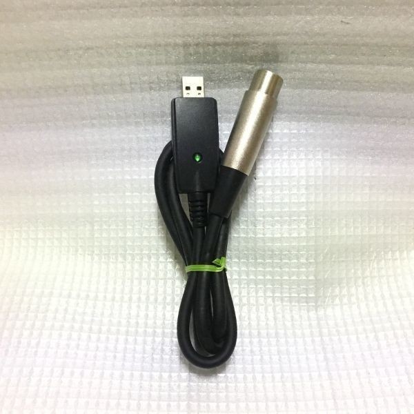 ■ USB to XLR 変換 ケーブル 1m XLR 3ピン メス オーディオ PC カラオケ マイク 配信 実況 録音 パソコン スマホ 接続 楽器 ボーカル 収録_画像1