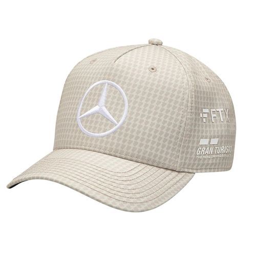 Mercedes AMG F1 2023 Lewis Hamilton Baseball Cap Natural ベンツ ルイス・ハミルトン キャップ 帽子 ナチュラル_画像1