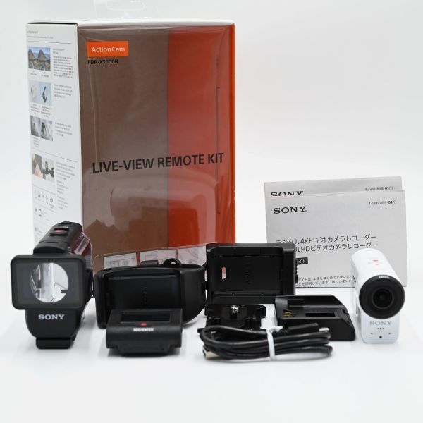 【新品級】Sony ウエアラブルカメラ アクションカム FDR-X3000R #565