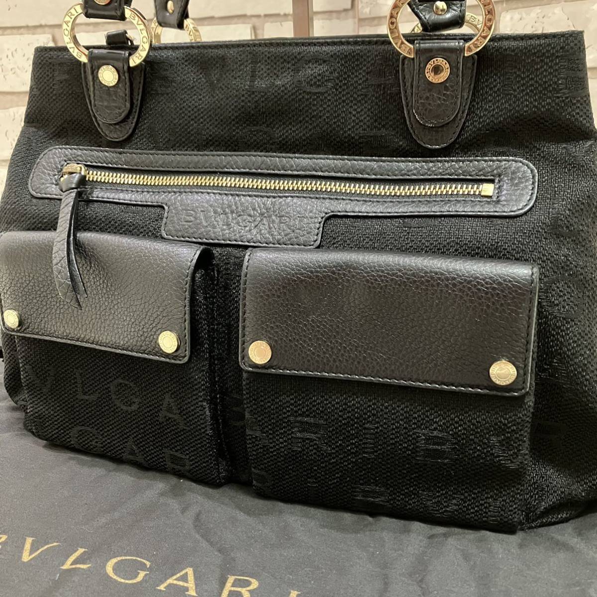 極美品】BVLGARI ブルガリ マキシレッタレ ロゴマニア 2way ショルダー