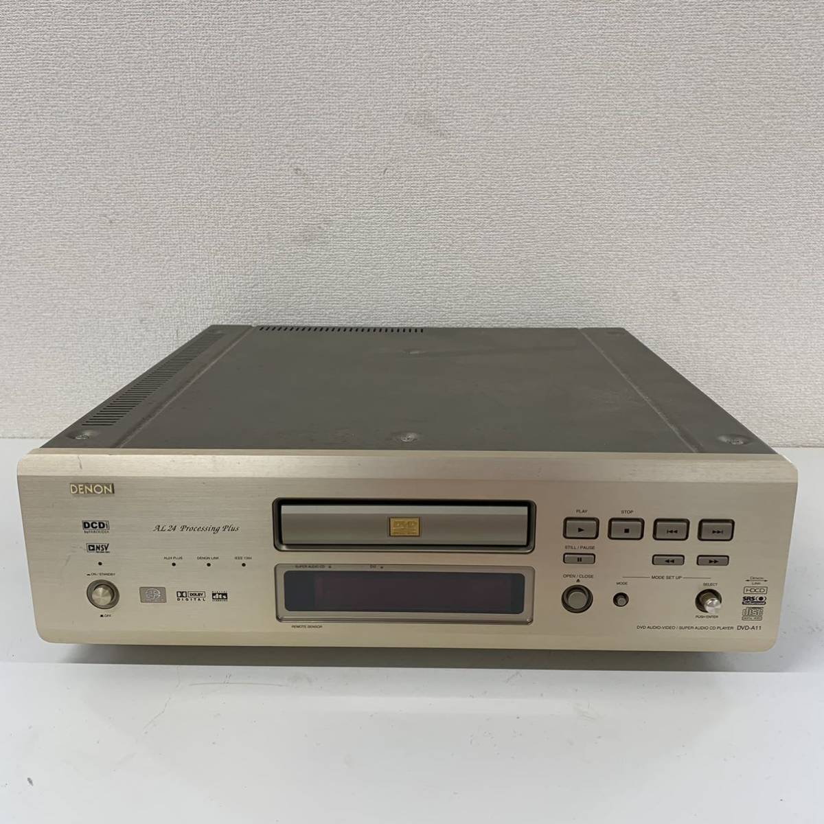 Ha-3 DENON DVD-A11 DVDプレーヤー 現状品 再生不可 デノン キズあり