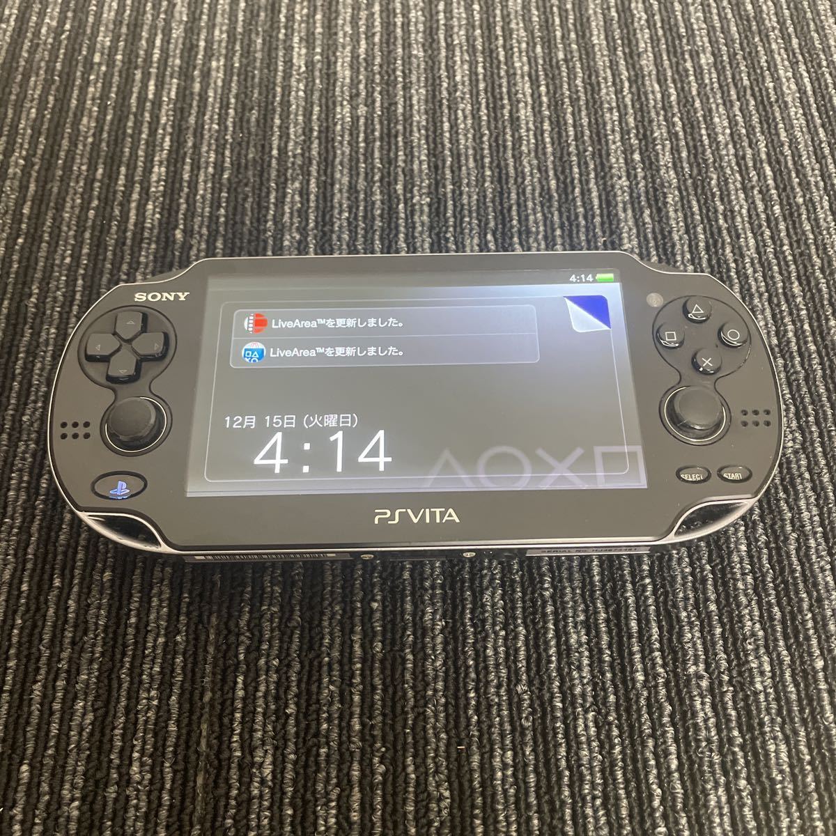 起動確認OK PS Vita PCH-1100ブラック Wi-Fiモデル SONY ソニー