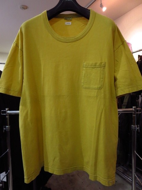 visvim ビズビム (0120205009005) SUBLIG JUMBO 3-PACK S/S MULTI クルーネック プレーン Tシャツ 黄色 2