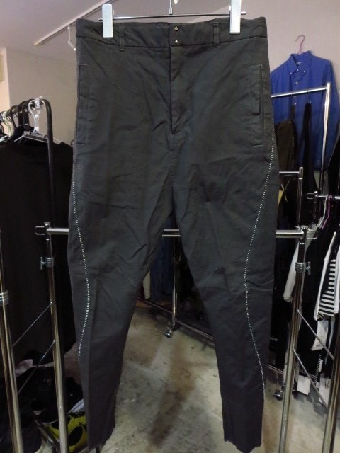 ripvanwinkle リップヴァンウインクル 22SS (RW-423) LINEN JERSEY SOLID リネン ジャージー ソリッド パンツ Graphite Gray M 定価41800円_画像4